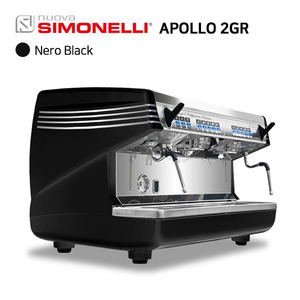 누오바 시모넬리 아폴로 2GR(2그룹) 반자동 커피머신 블랙