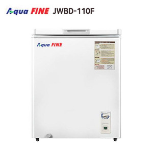 진우전자 아쿠아파인 JWBD-110F 소형 냉동고 100L